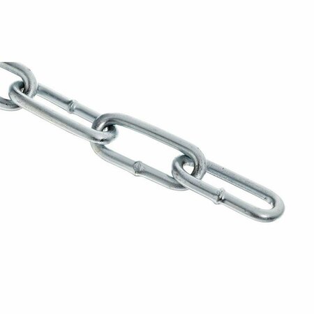 BEAUTYBLADE 1 Single Loop Carbon Steel Chain 0.11 in. Dia. x 125 ft. - Gray BE2737374